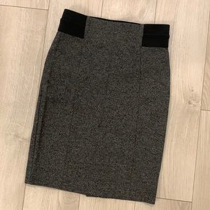 Ann Taylor Heather Grey Pencil Skirt